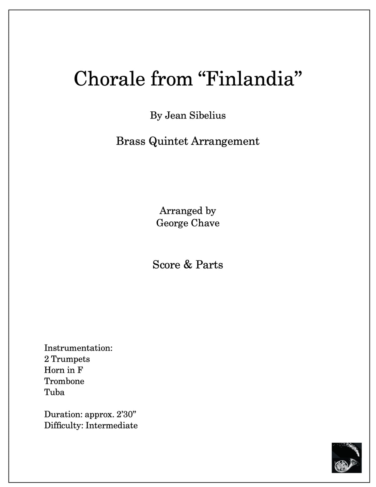 Chorale from "Finlandia"