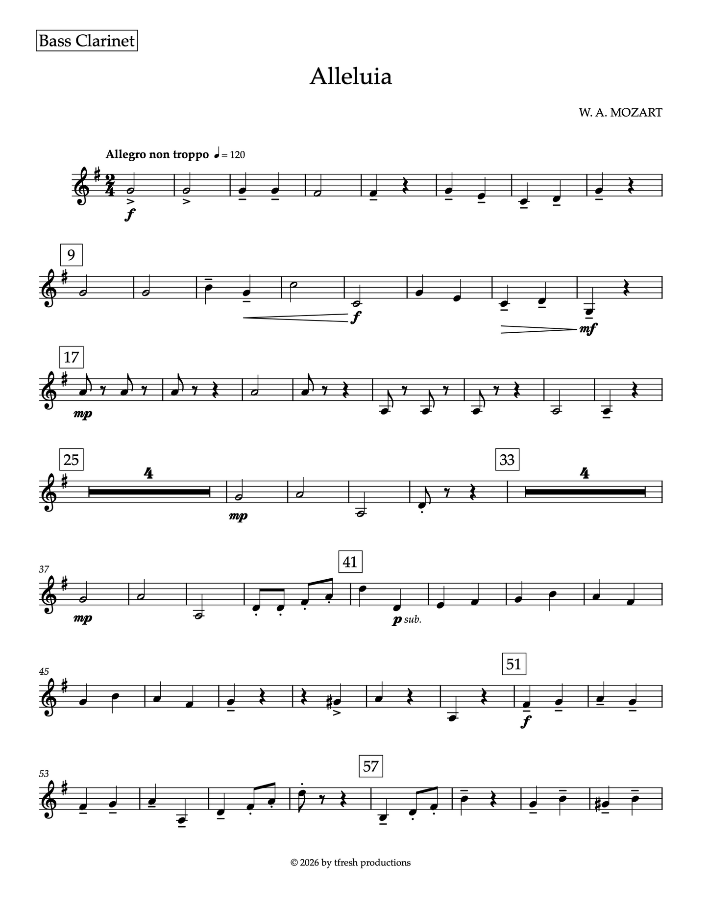 Alleluia (ww quartet)