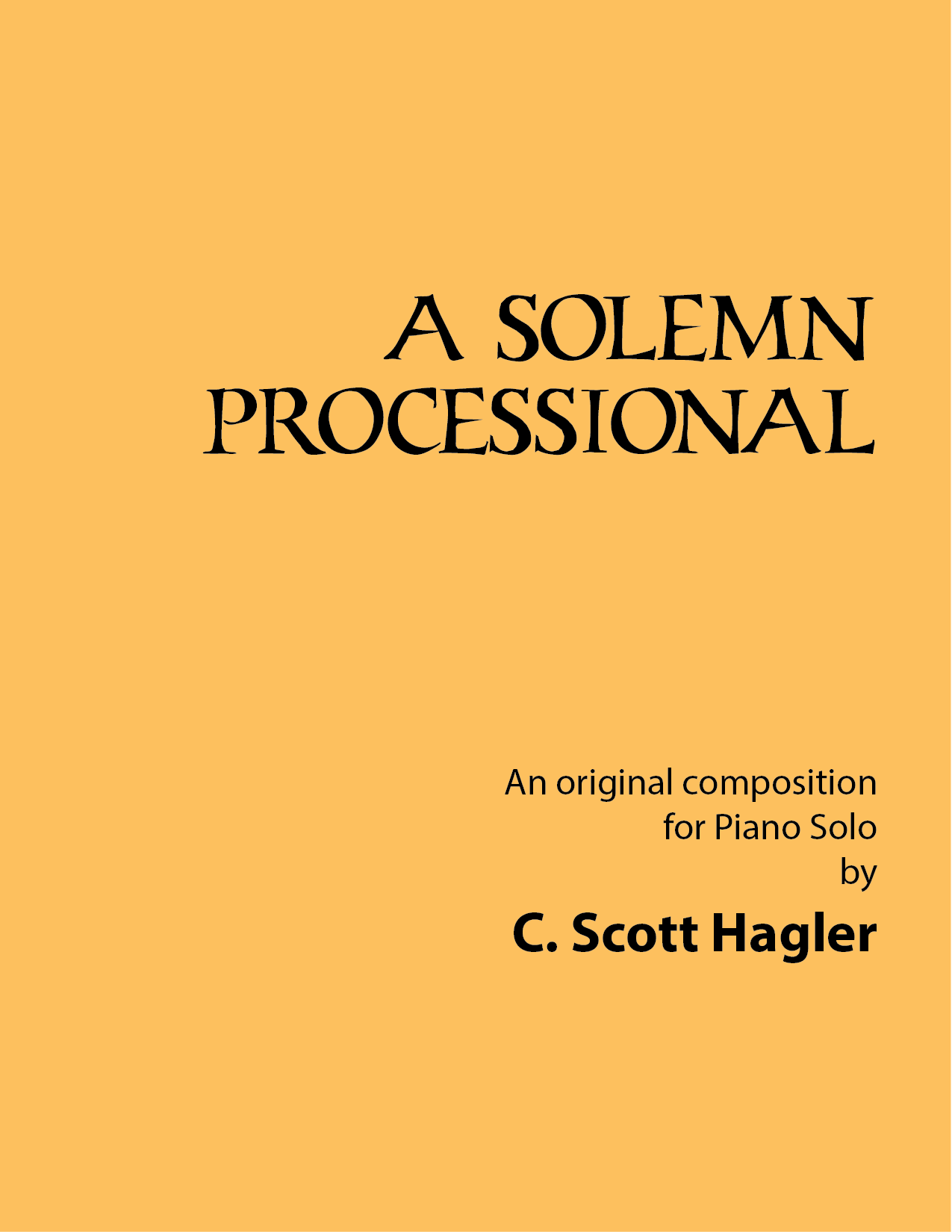 A Solemn Procession
