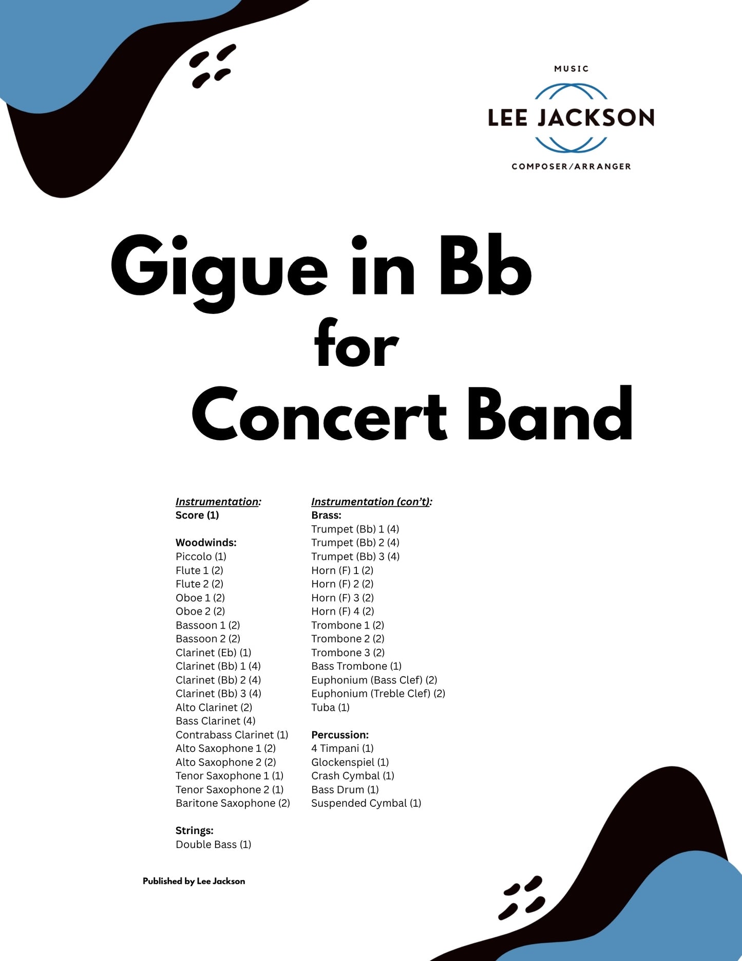 Gigue in Bb