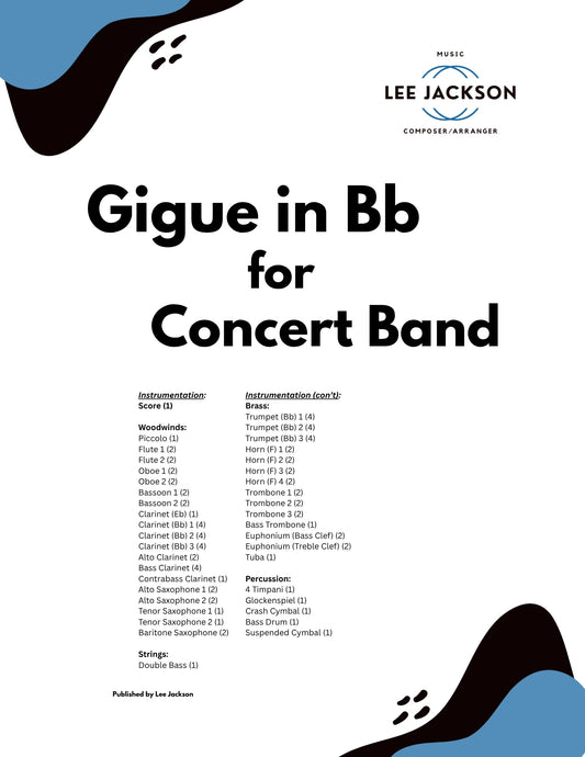 Gigue in Bb