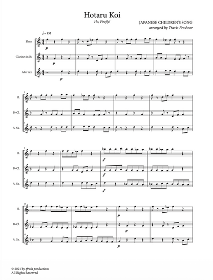 Hotaru Koi (flute, clarinet, alto sax)