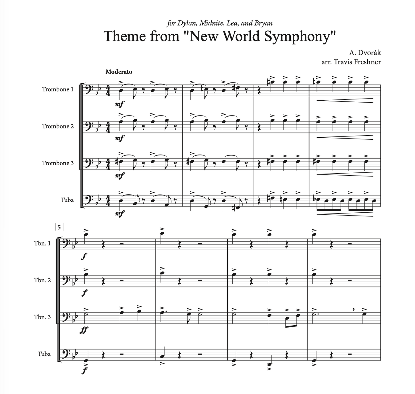 Theme from New World Symphony