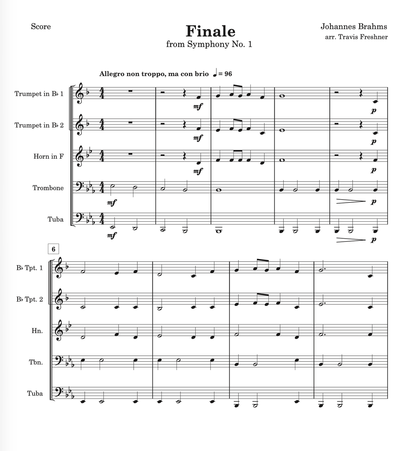 Finale from Symphony No. 1