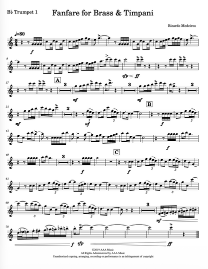 Fanfare for Brass and Timpani
