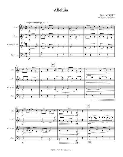 Alleluia (ww quartet)