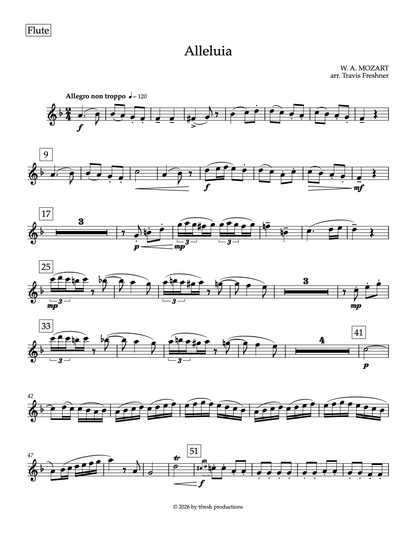Alleluia (ww quartet)